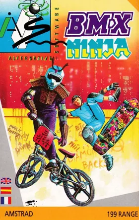 Bmx Ninja (UK) (K7) (1989) box cover front